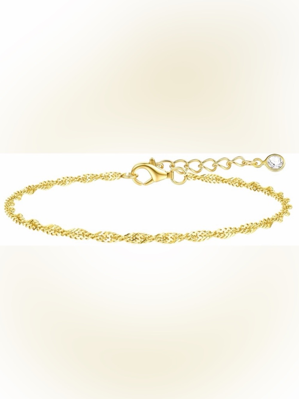 #54 Gold Plated Twist Rope Bracelet